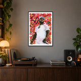FIDDY CEN — A2 framed print in a room.