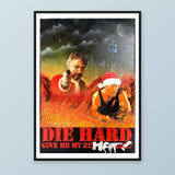 Give Me My Hat! — A2 framed print mockup.