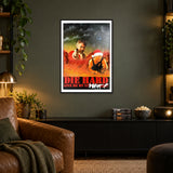 Give Me My Hat! — A2 framed print in a room.