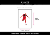 Haaland A2 — 15 layer stencil