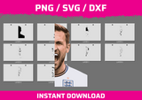 Harry Kane instant download PNG SVG DXF