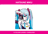 Hatsune Miku colour artwork