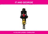 IT and Georgie colour artwork