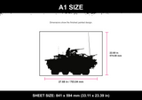 Jackal Vehicle Silhouette A1