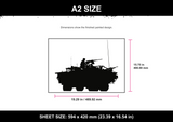 Jackal Vehicle Silhouette A2