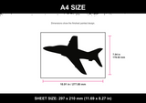 Jet Silhouette A4