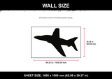 Jet Silhouette Wall Size