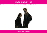 Joel and Ellie digital 2 — 10 colour layers