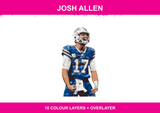 Josh Allen colour artwork