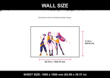 K-pop Demon Hunters Girls Wall Size