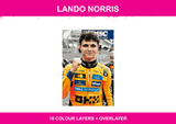 Lando Norris colour artwork