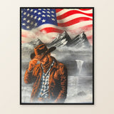 Lone Ranger - Print framed print on a neutral background. Illustrative framed mockup.