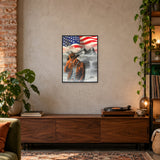 Lone Ranger - Print framed print in a urban setting. Illustrative room mockup.