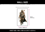 Mandalorian Full Body Wall Size