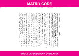 Matrix Code colour artwork