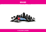 Miami colour artwork