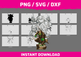 Mutant Turtles instant download PNG SVG DXF