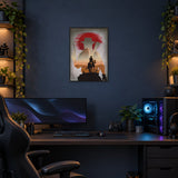 Red Dead - Marston’s Way framed print in a room; illustrative mockup with corrected artwork edges.
