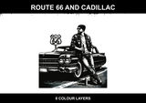 Route 66 and Cadillac 2