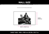 Route 66 and Cadillac Wall Size