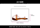 San Francisco Golden Gate Bridge A3