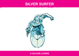 Silver Surfer colour artwork