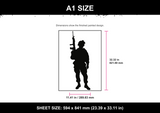 Soldier Silhouette A1
