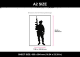 Soldier Silhouette A2