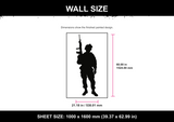 Soldier Silhouette Wall Size