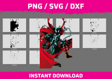 Spawn instant download PNG SVG DXF
