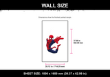 Spider-Man Cartoon Style Wall Size — 10 colour layers