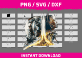 Starfield Game Cover instant download PNG SVG DXF