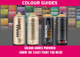 Colour guide included with your stencil download