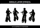 Stranger Things Bicycle Silhouette 1