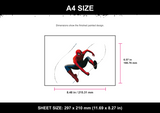Tom Holland Spider-Man A4 — 10 colour layers plus overlayer