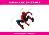 Tom Holland Spider-Man digital 2 — 10 colour layers plus overlayer