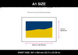 Ukraine Waving Flag A1