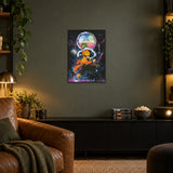 Zenitsu Dream State — A3 framed print in a room.