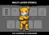 Street Bear Multi Layer Stencil