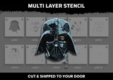 Darth Vader Multi Layer Stencil