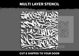 Graffiti 2 Multi Layer Stencil