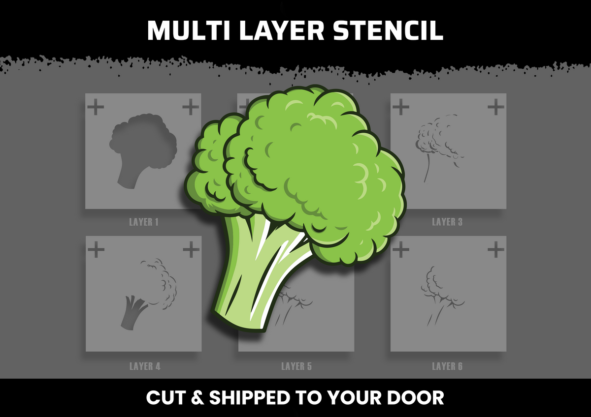 Broccoli Multi Layer Stencil