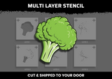 Broccoli Multi Layer Stencil