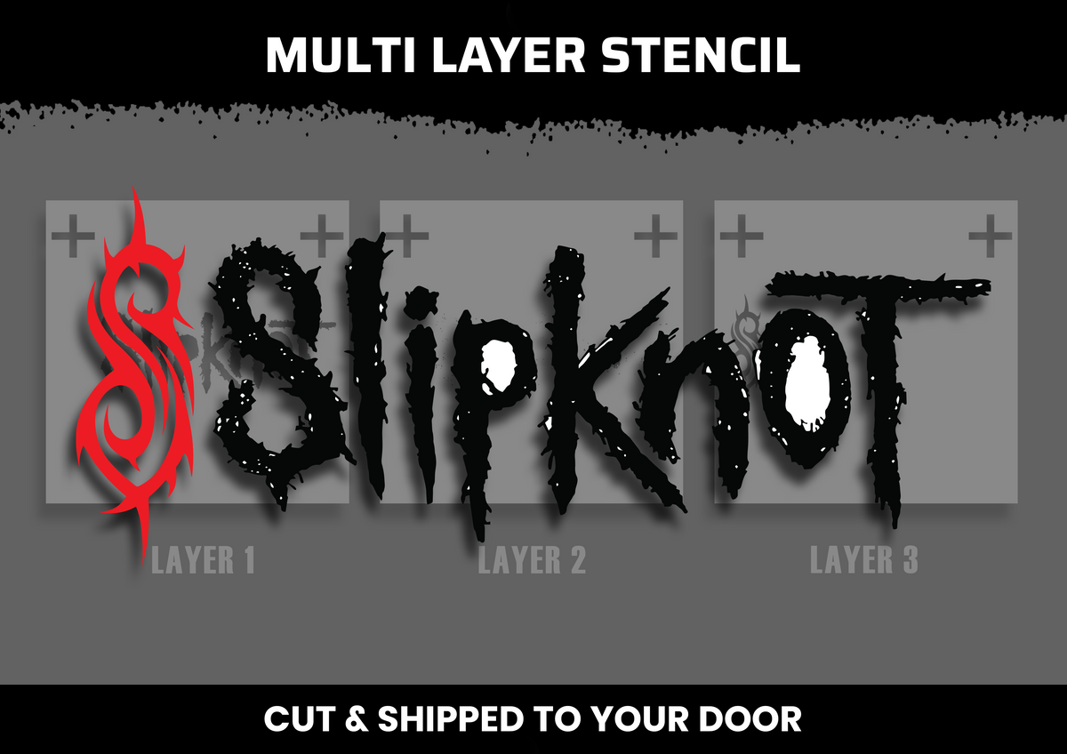 Slipknot Logo Multi Layer Stencil