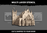 Cathedral Multi Layer Stencil