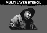 Biggie Smalls Multi Layer Stencil