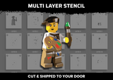 Lego Artist Multi Layer Stencil