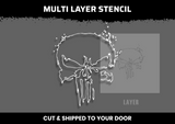 Skull 1 Multi Layer Stencil