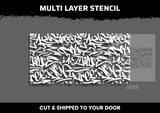 Graffiti 3 Multi Layer Stencil