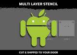 Apple and Android Multi Layer Stencil